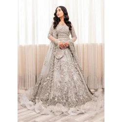 Gainsboro Snowflake Lehenga