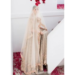 Champagne Pink Snowflake Angrakha