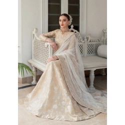 Champagne Snowflake Lehenga Saree Champagne Snowflake Lehenga Saree