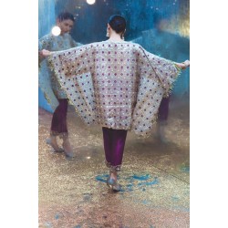 White Smoke Snowflake Trousers Suit White Smoke Snowflake Trousers Suit