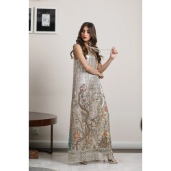 Platinum Snowflake Trousers Suit