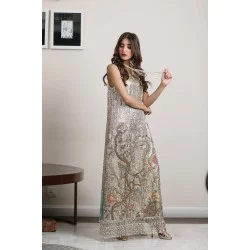 Platinum Snowflake Trousers Suit