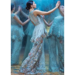 Uranian Blue	 Snowflake Peplum