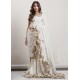 White Snowflake Saree