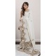 White Snowflake Saree