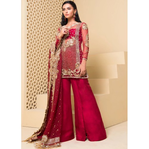 Crimson Glory Snowflake Trousers Suit