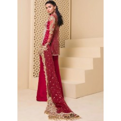 Crimson Glory Snowflake Trousers Suit
