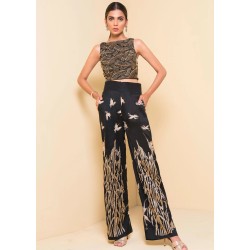 Black Snowflake Party Wear