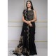 Black Snowflake Saree