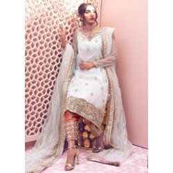 White Snowflake Trousers Suit