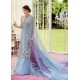 Ice Blue Snowflake Lehenga