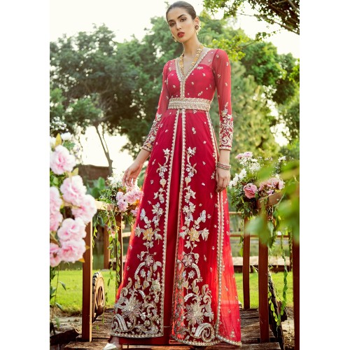 Crimson Glory Snowflake Gown