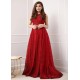 Carmine Snowflake Gown