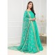 Turquoise Snowflake Pishwas