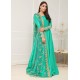 Turquoise Snowflake Pishwas