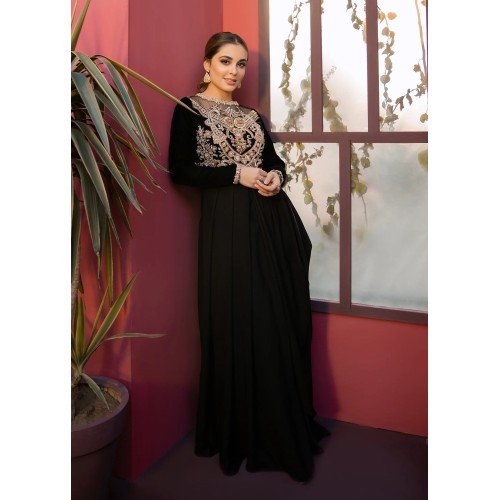 Black Snowflake Gown