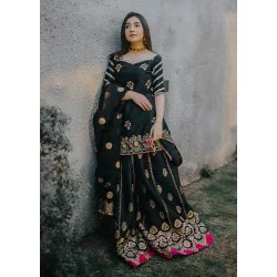 Black Snowflake Sharara