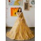 Mustard Snowflake Lehenga