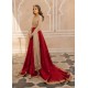 Carmine Snowflake Lehenga Carmine Snowflake Lehenga