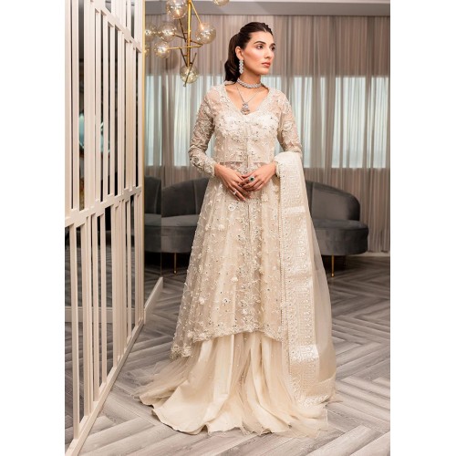 Antique White Snowflake Gown