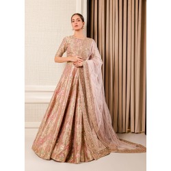 Baby Pink Snowflake Lehenga
