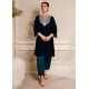 Deep Teal Snowflake Party Wear Deep Teal Snowflake Party Wear