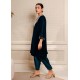 Deep Teal Snowflake Party Wear Deep Teal Snowflake Party Wear