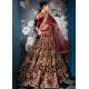 Antique Ruby Magnolia Choli Lehenga Antique Ruby Magnolia Choli Lehenga