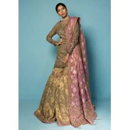 Raw Umber Magnolia Gharara