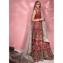 Carmine Magnolia Choli Lehenga