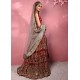 Carmine Magnolia Choli Lehenga Carmine Magnolia Choli Lehenga
