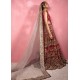 Carmine Magnolia Choli Lehenga Carmine Magnolia Choli Lehenga