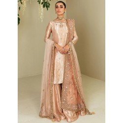 Dark Salmon Magnolia Sharara