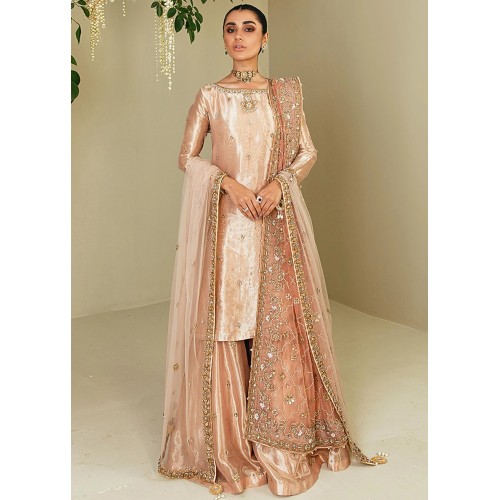 Dark Salmon Magnolia Sharara