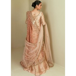 Dark Salmon Magnolia Sharara