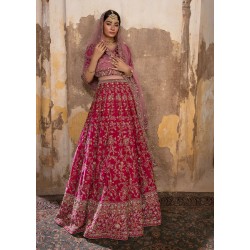 Hibiscus Magnolia Choli Lehenga
