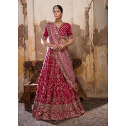 Hibiscus Magnolia Choli Lehenga