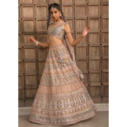 Peach Magnolia Lehenga Peach Magnolia Lehenga