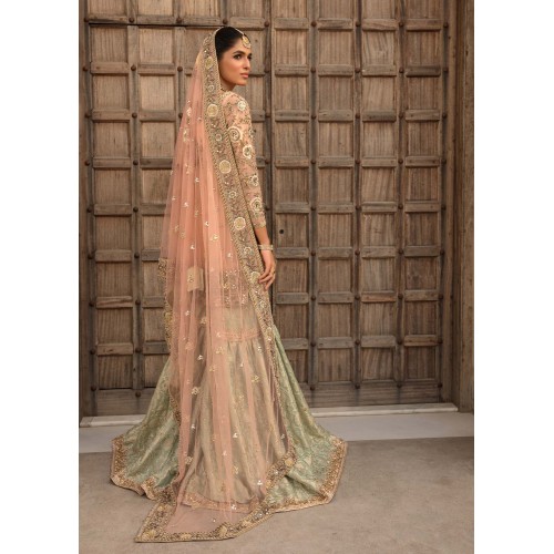 Laurel Green Magnolia Gharara