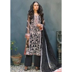 Black Magnolia Trousers Suit