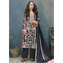Black Magnolia Trousers Suit