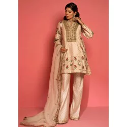 Apricot Magnolia Trousers Suit