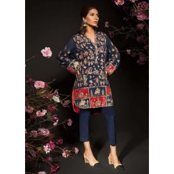 Navy Magnolia Party Wear
