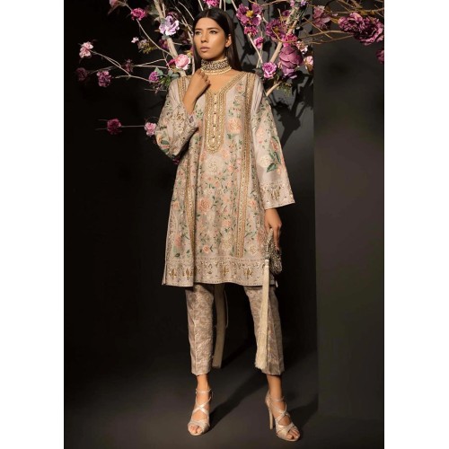 Champagne Pink Magnolia Party Wear
