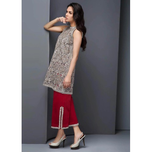 Gray Magnolia Trousers Suit