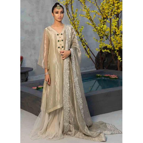 Peach Magnolia Gharara
