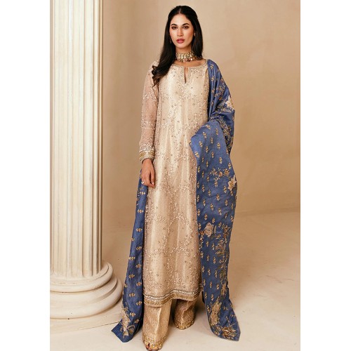 Peach Champagne Magnolia Party Wear