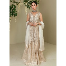 Champagne Magnolia Jacket and Sharara