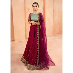 Berry Sangria Magnolia Choli Lehenga