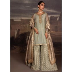 Green Purple Magnolia Sharara